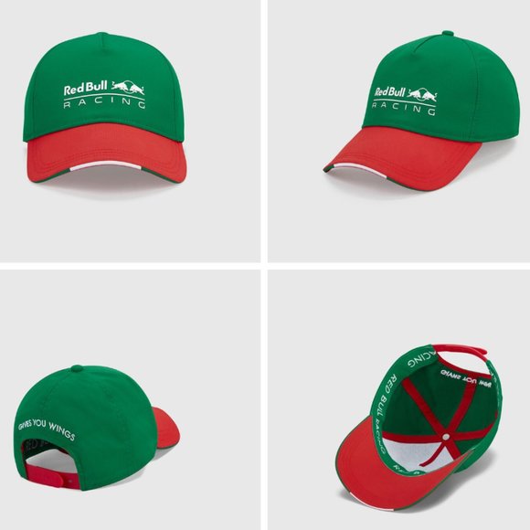 Red Bull Racing F1 Classic Snapback Hat Cap Green Team Logo Crown New With Tags - Picture 1 of 10